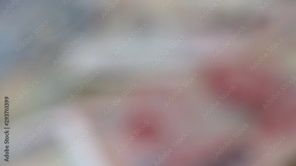 Focusing on Vietnam Dong Banknotes from Blur focus