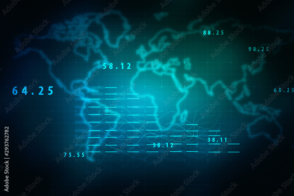 2d illustration world map abstract background 2d illustration world map abstract background