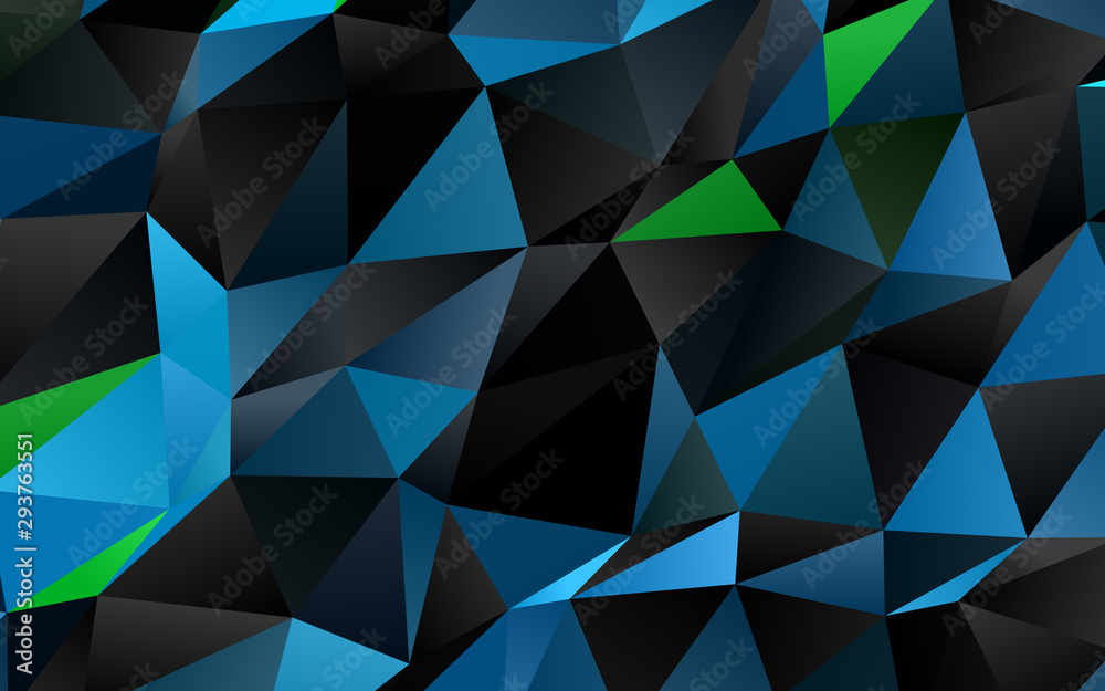Light Blue, Green vector blurry triangle pattern. Shining illustration, which consist of triangles. The best triangular design for your business. Light Blue, Green vector blurry triangle pattern. Shining illustration, which consist of triangles. The best triangular design for your business.