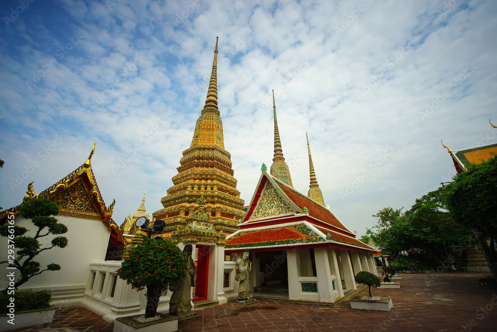 Wat Pho or Wat Phra Chetuphon in Bangkok Thailand