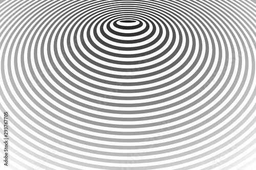 Concentric rings pattern. Circle lines texture.