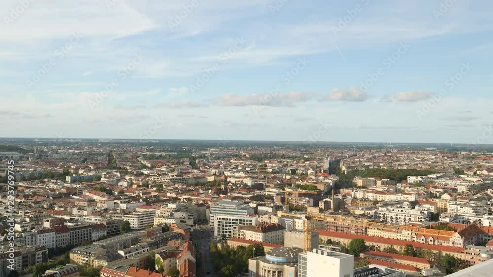 Aerial view over Berlin, Germany. Aerial view over Berlin, Germany.