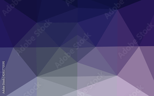 Dark Purple vector abstract mosaic backdrop. Colorful abstract illustration with gradient. Completely new template for your business design.