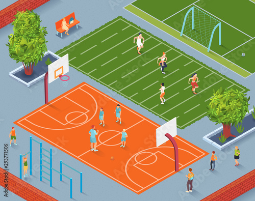 School Sports Ground