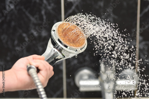 Quadro su tela eau douche environnement bain sanitaire