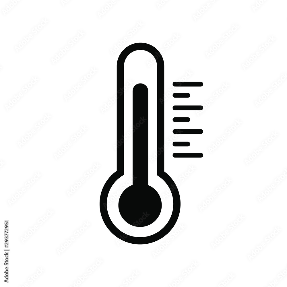Thermometer icon . vector thermometer illustration Thermometer icon . vector thermometer illustration