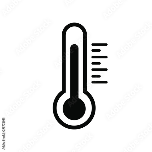 Thermometer icon . vector thermometer illustration