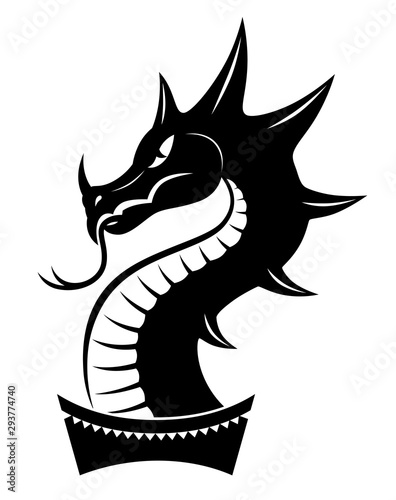 Dragon head sign