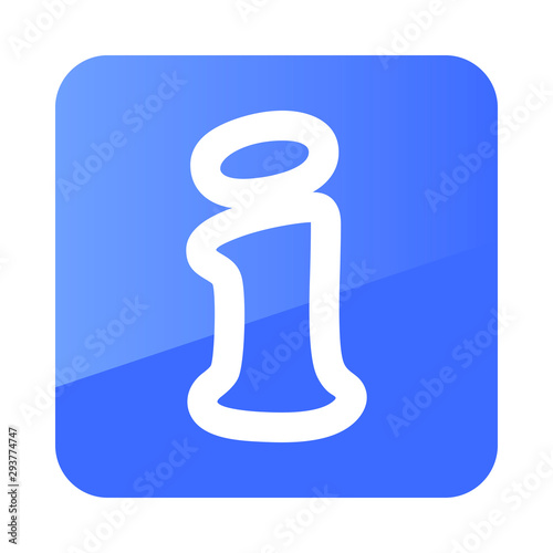 Information web icon. Help, FAQ symbol