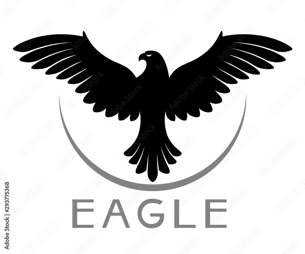 Simple eagle emblem Simple eagle emblem