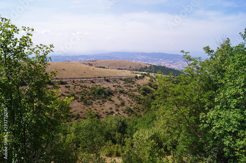 View of the countryside around Giano dell'Umbria, Perugia, Umbria, Italy photo