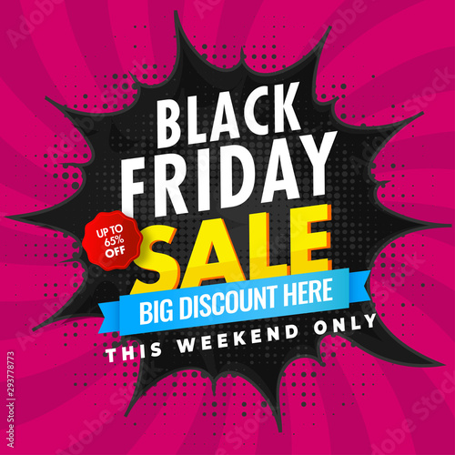 Black Friday Sale Concept.