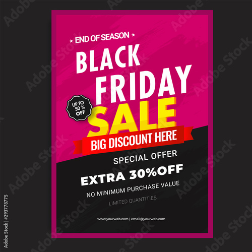 Black Friday Sale Concept.