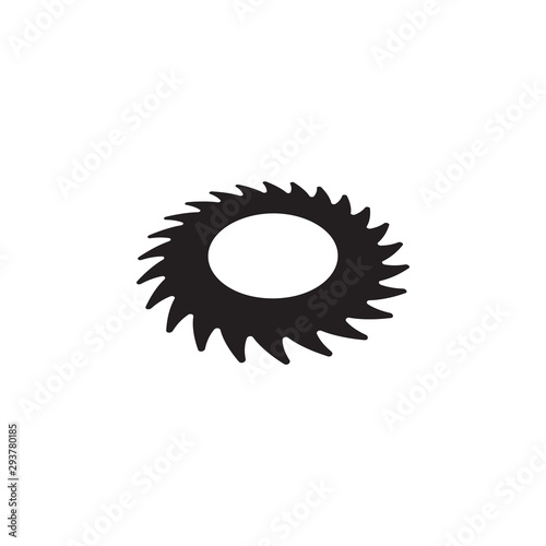 Sawmill graphic design template vector isolated illustration