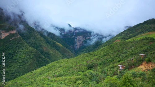 Landscape around Gocta waterfall, Peru photo