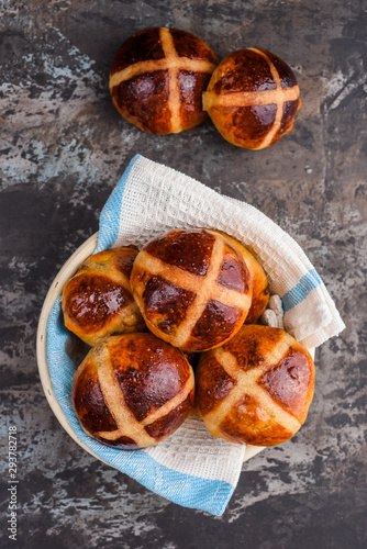 Homemade cross buns