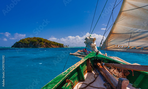 St. Vincent and the Grenadines, The Tobago Cays are a group of islands belonging to St. Vincent and the Grenadines in the Caribbean,  Union Island