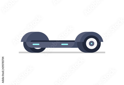 Electric hoverboard. isolated on white background