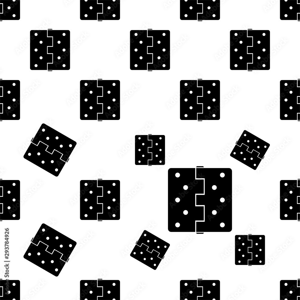 Door Hinge Icon Seamless Pattern, Door Hinge Connects Door With Door Frame Door Hinge Icon Seamless Pattern, Door Hinge Connects Door With Door Frame
