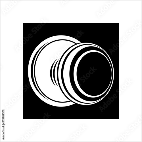 Door Handle Knob Icon, Door Latch