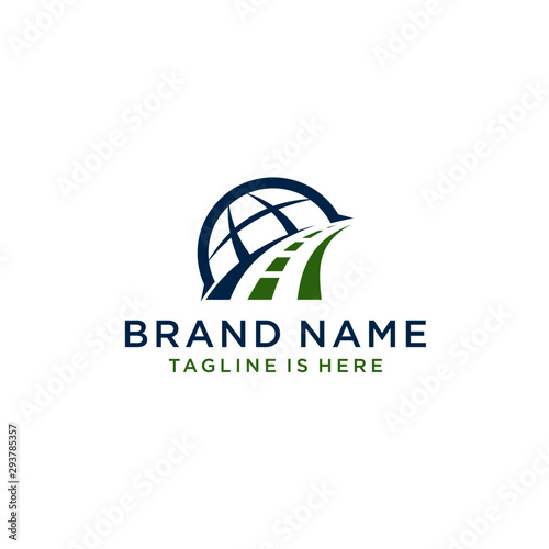 Logotype transportation template