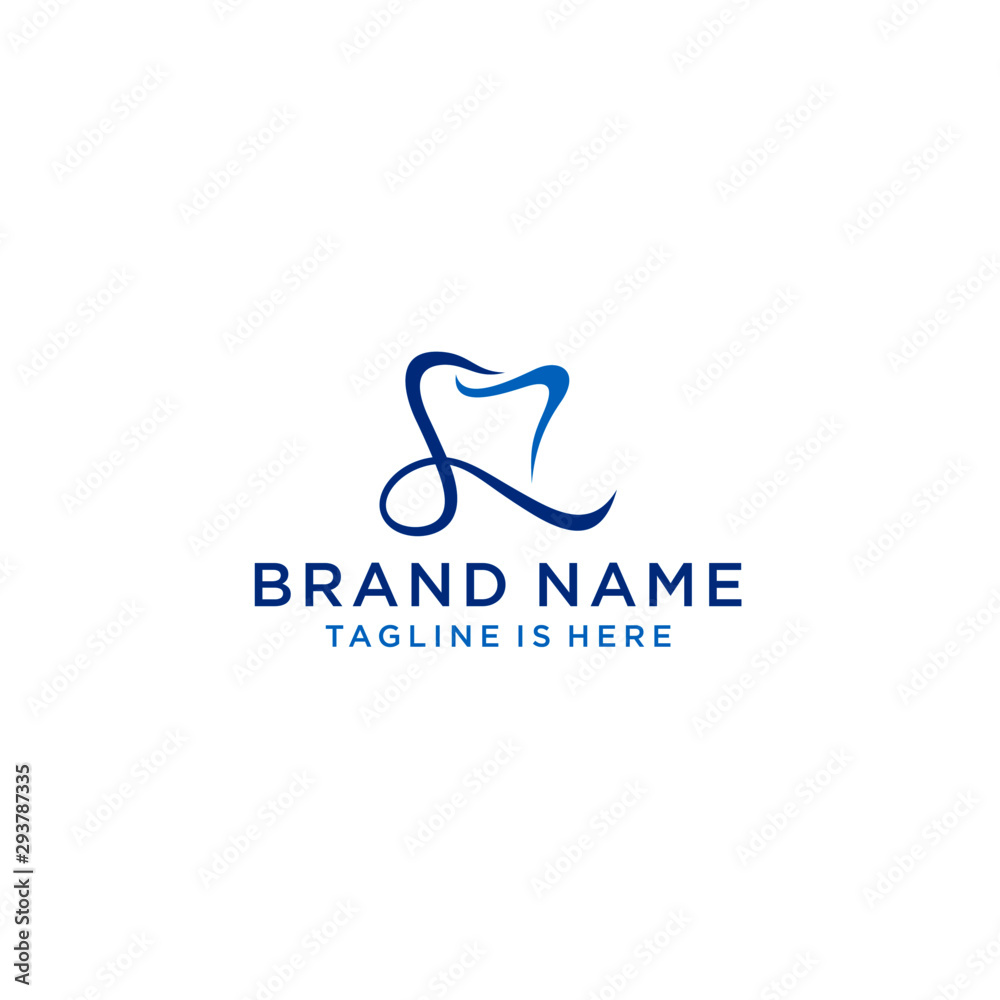 Creative dental clinic logo vector. Abstract dental symbol icon with modern design style. Creative dental clinic logo vector. Abstract dental symbol icon with modern design style.