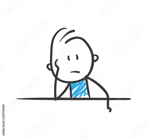 Stickman Blue: Boring, Tired, Unhappy. (Nr. 76)	