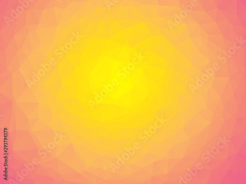Popular abstract geometric background in warm colors