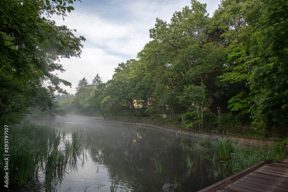 Obraz premium 雲場池