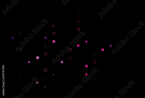 Dark Pink, Blue vector pattern with crystals, rectangles.