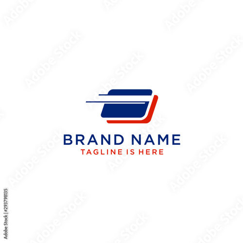 Simple Fast Wallet Logo Symbol Icon