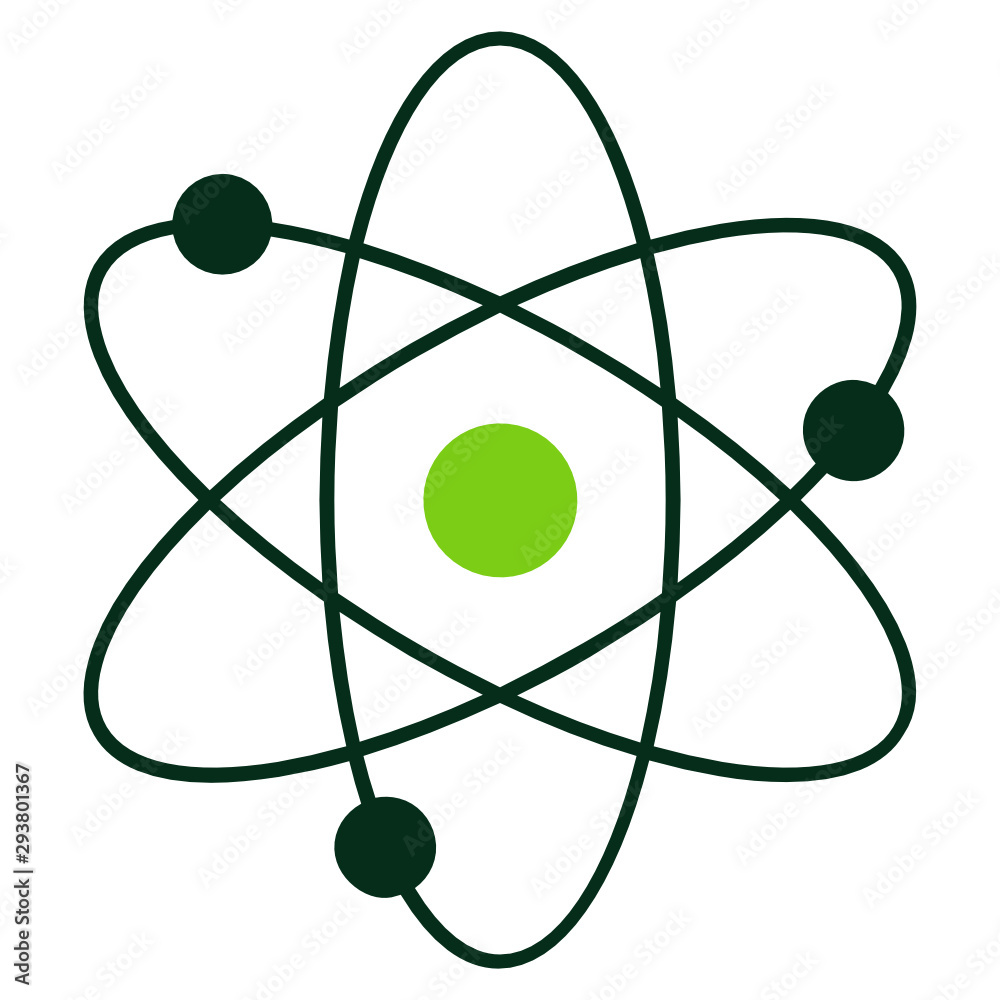 Scientific Proton Vector Icon Design Scientific Proton Vector Icon Design