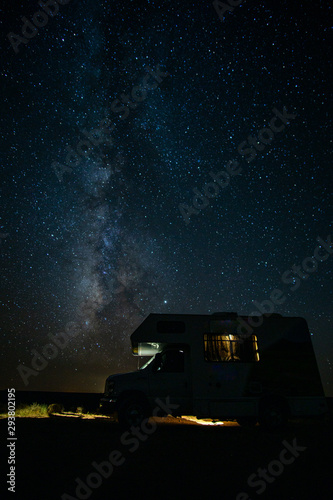 USA Utah Milchstrasse Sterne Camping