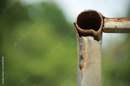old rusty pipe
