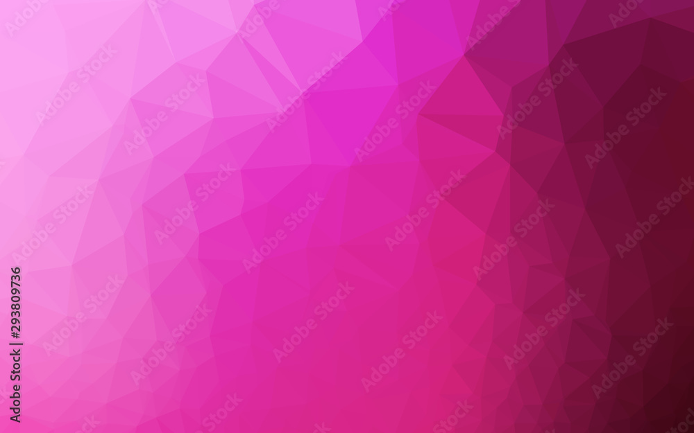Light Pink vector blurry triangle pattern. A sample with polygonal shapes. Brand new style for your business design. Light Pink vector blurry triangle pattern. A sample with polygonal shapes. Brand new style for your business design.