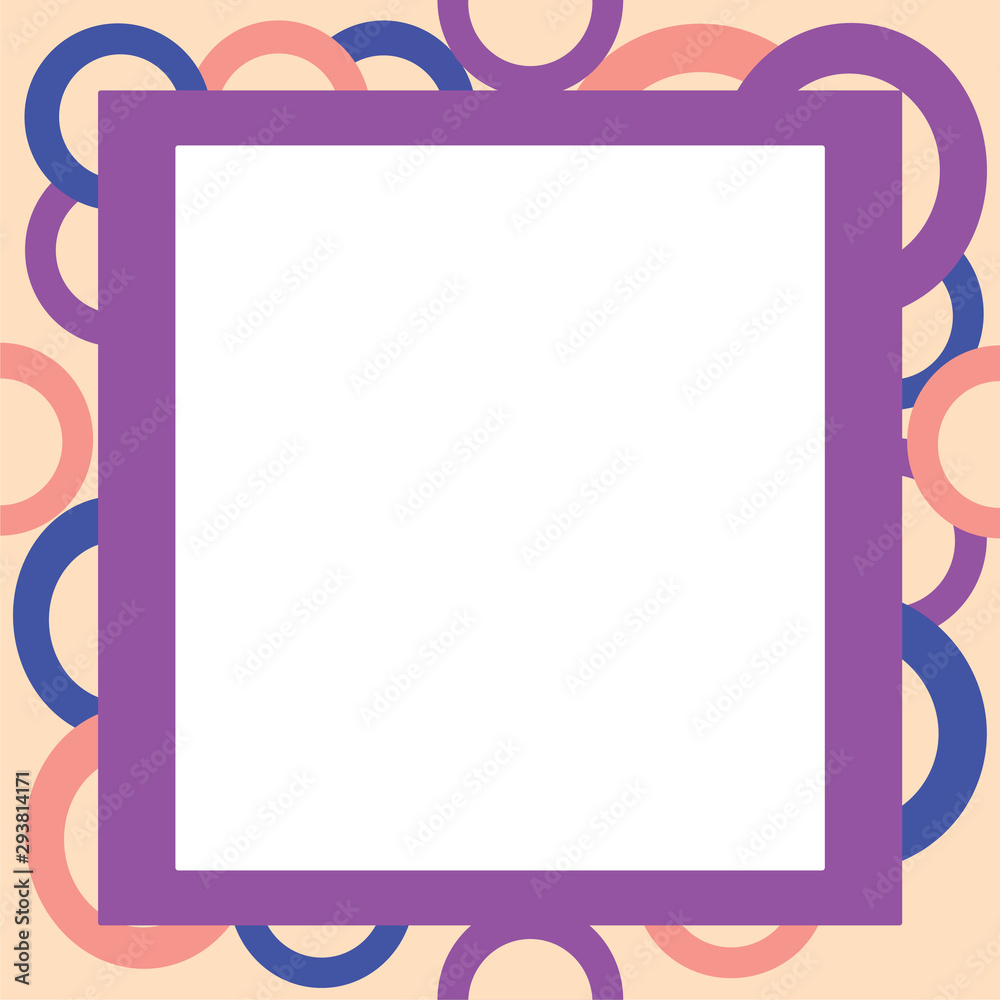 abstract frame, photo frame or place for your information