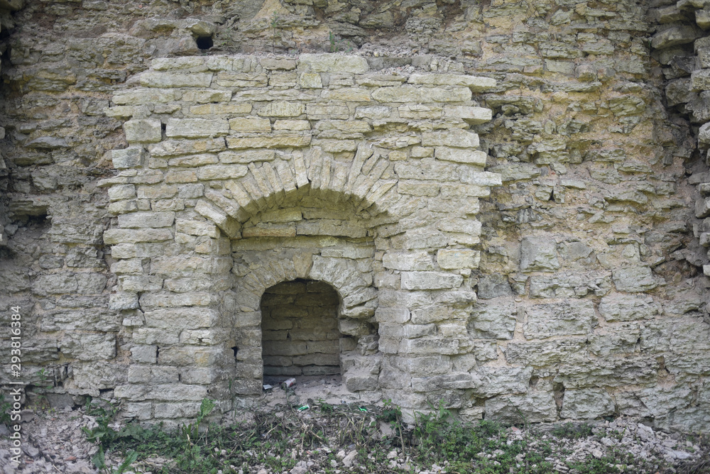 Part of the defensive tower, window