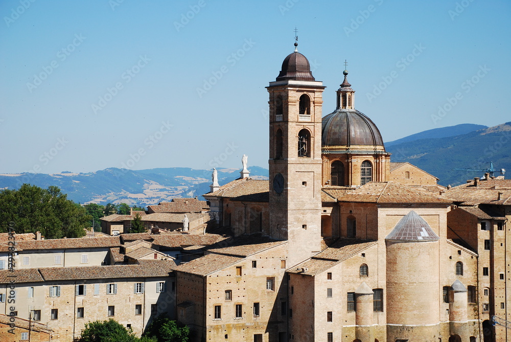 Urbino, a World Heritage Site and a medieval hillside town