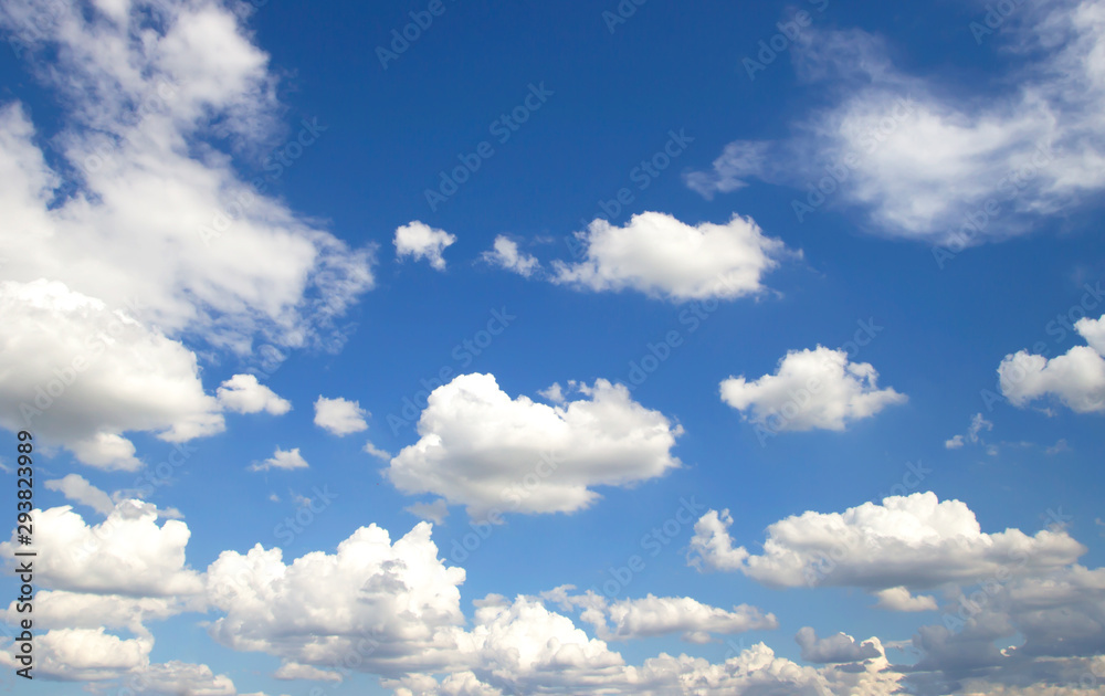 Fototapeta premium blue sky High angle air background