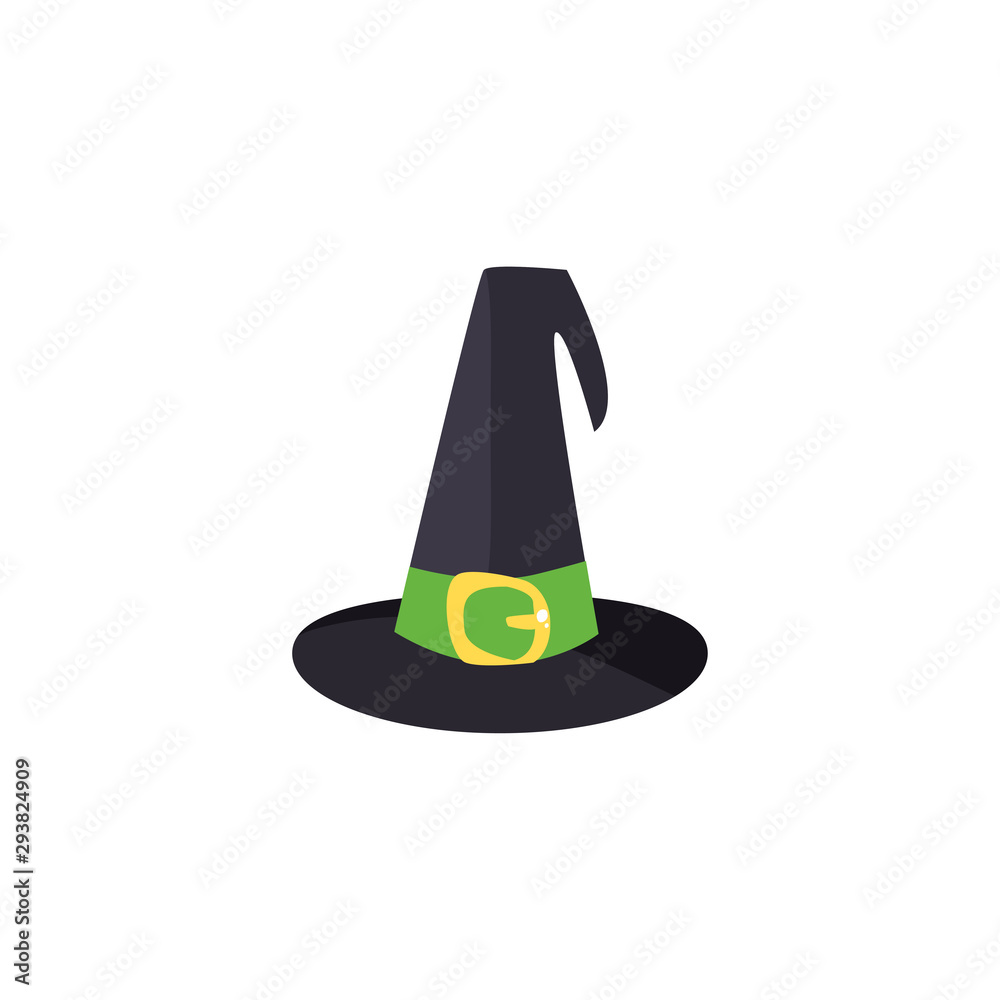 witch hat on white background witch hat on white background