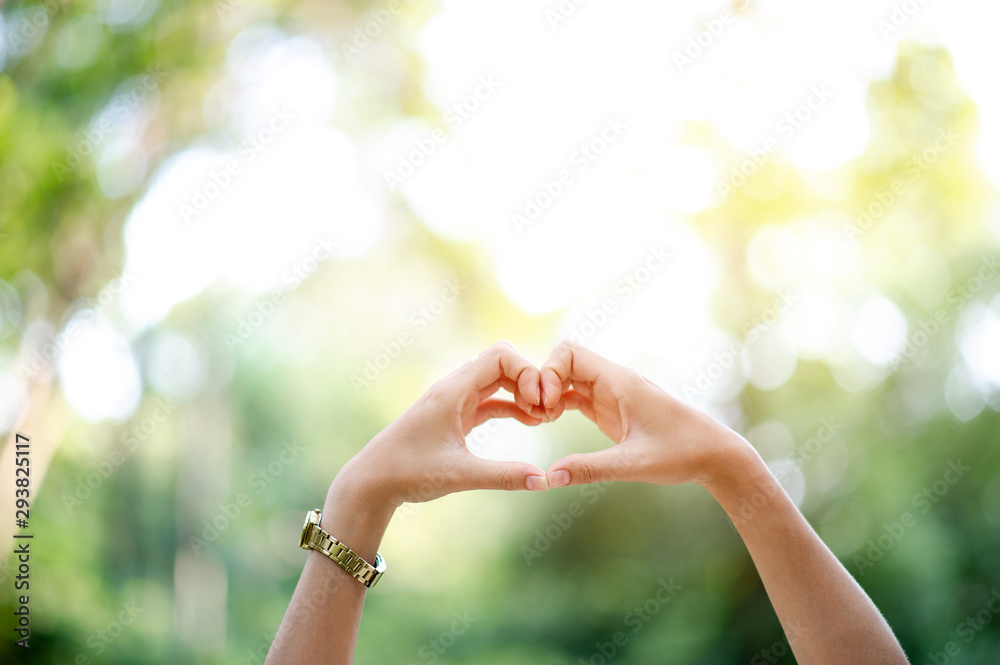 Hand made heart shape Give to lovers on the day of love Love day Hand made heart shape Give to lovers on the day of love Love day