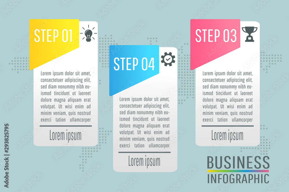 Presentation business infographic