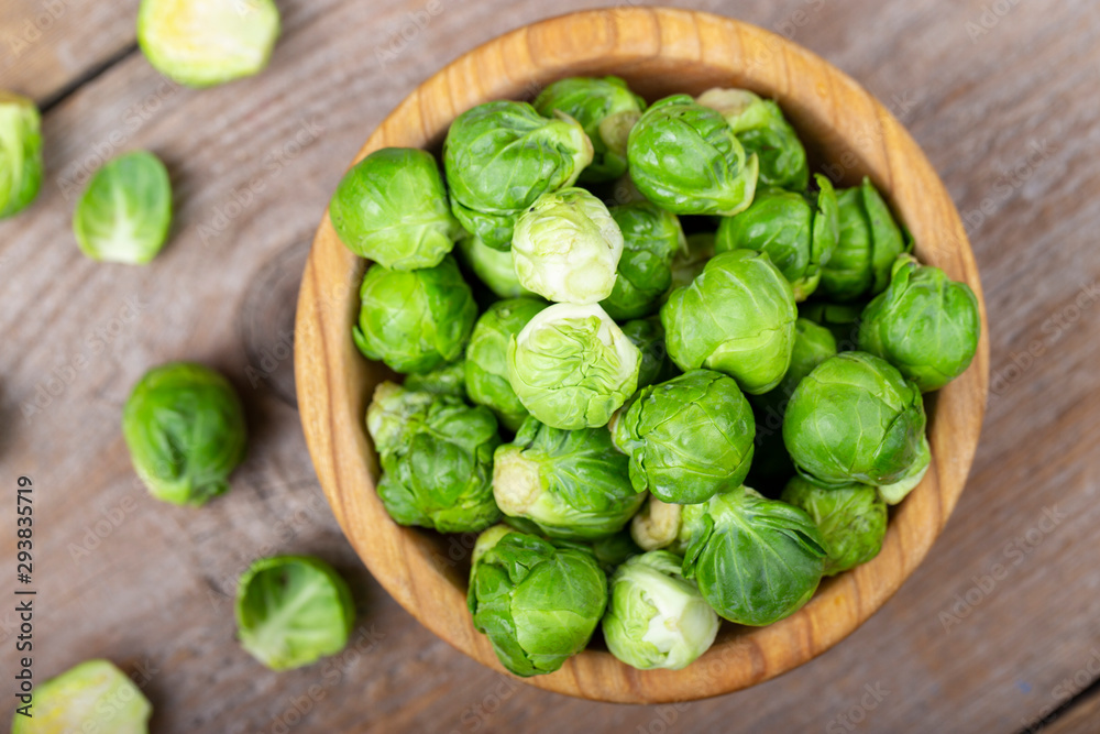 brussels sprouts in a plate brussels sprouts in a plate