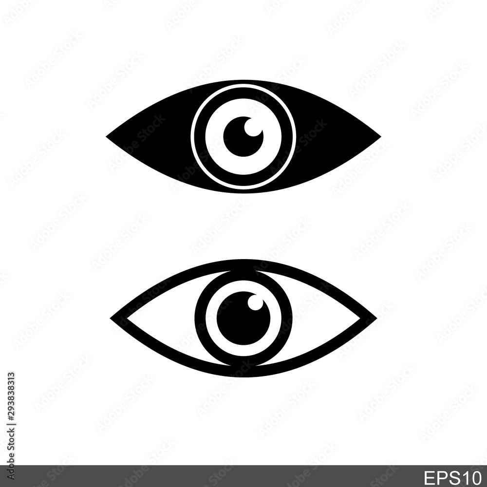eye ball icon vector illustration