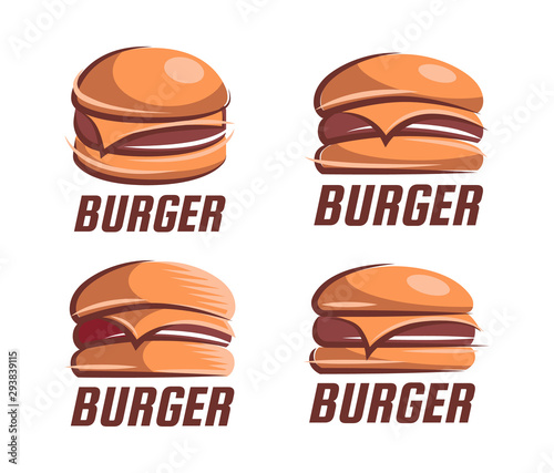The poster in vintage style, retro fast food banner, emblem, signboard. Vector illustration of retro street food festival. Illustration grunge texture.