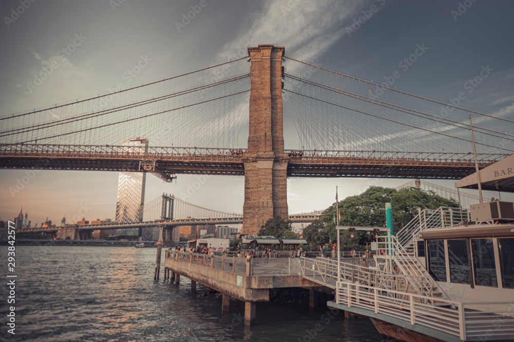 Brooklyn Bridge from the famed Brooklyn Heights Promenade, Brooklyn, NY, USA Brooklyn Bridge from the famed Brooklyn Heights Promenade, Brooklyn, NY, USA