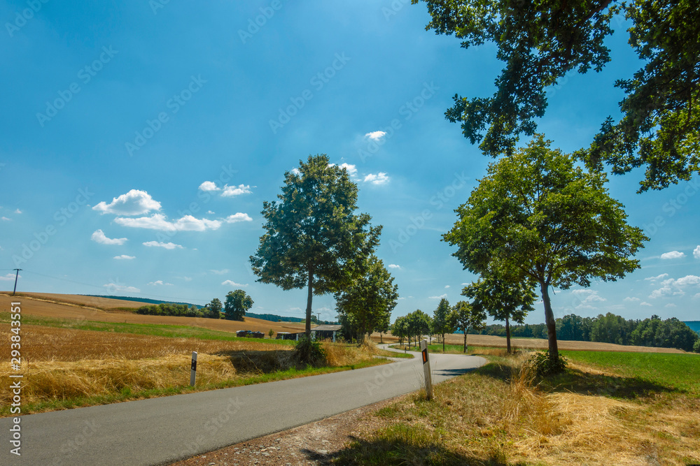 road in the countryside