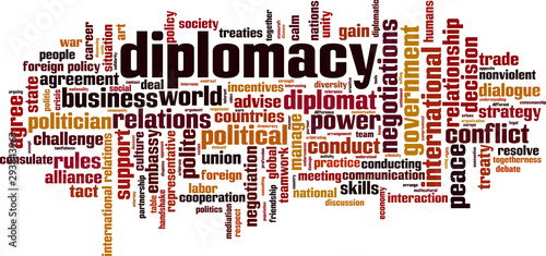 Diplomacy word cloud