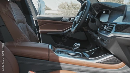 modern car interior