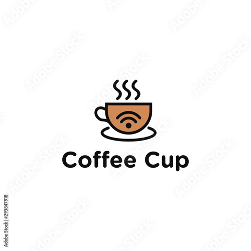 coffee cup icon vector illustration eps10.